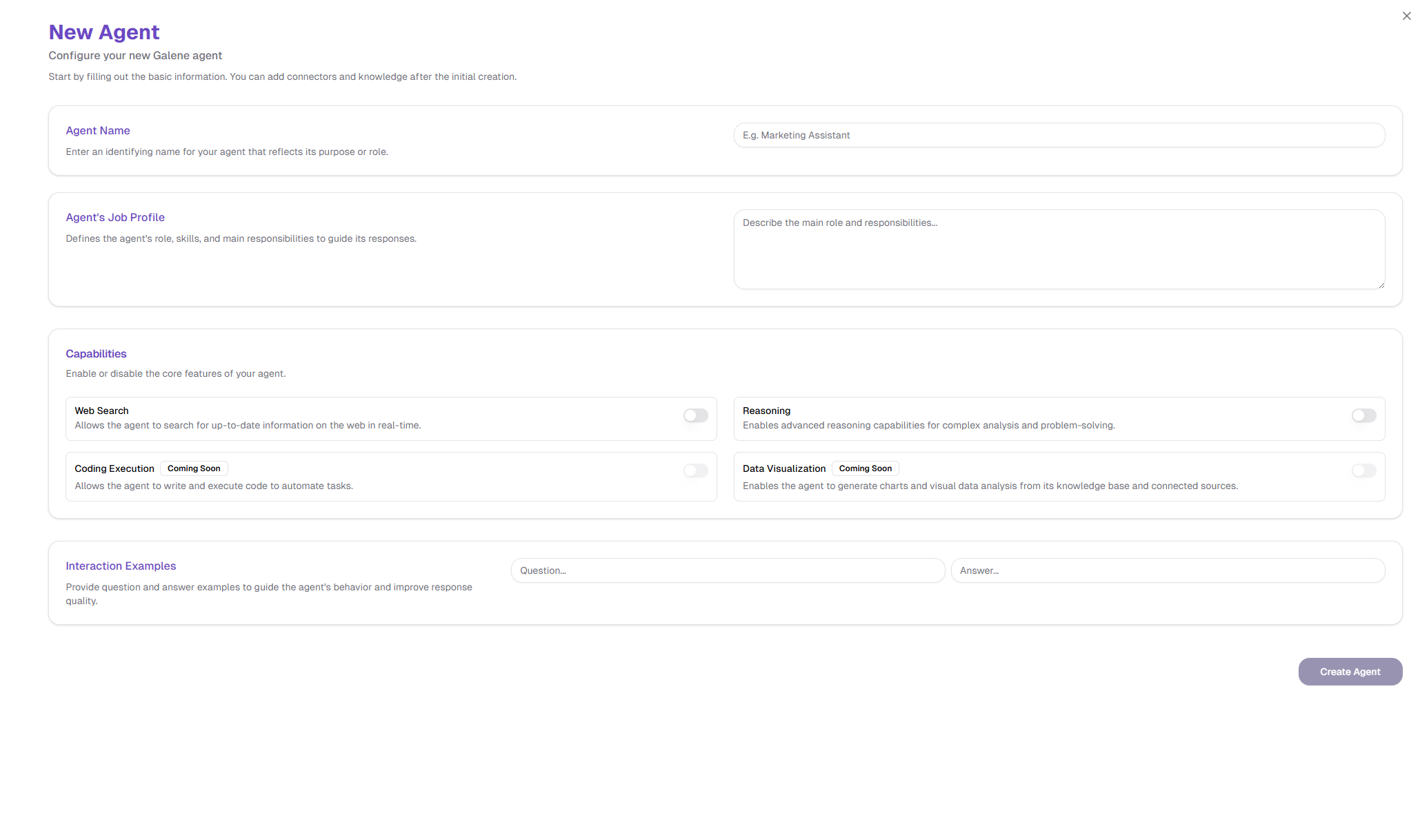 No-code AI agents builder