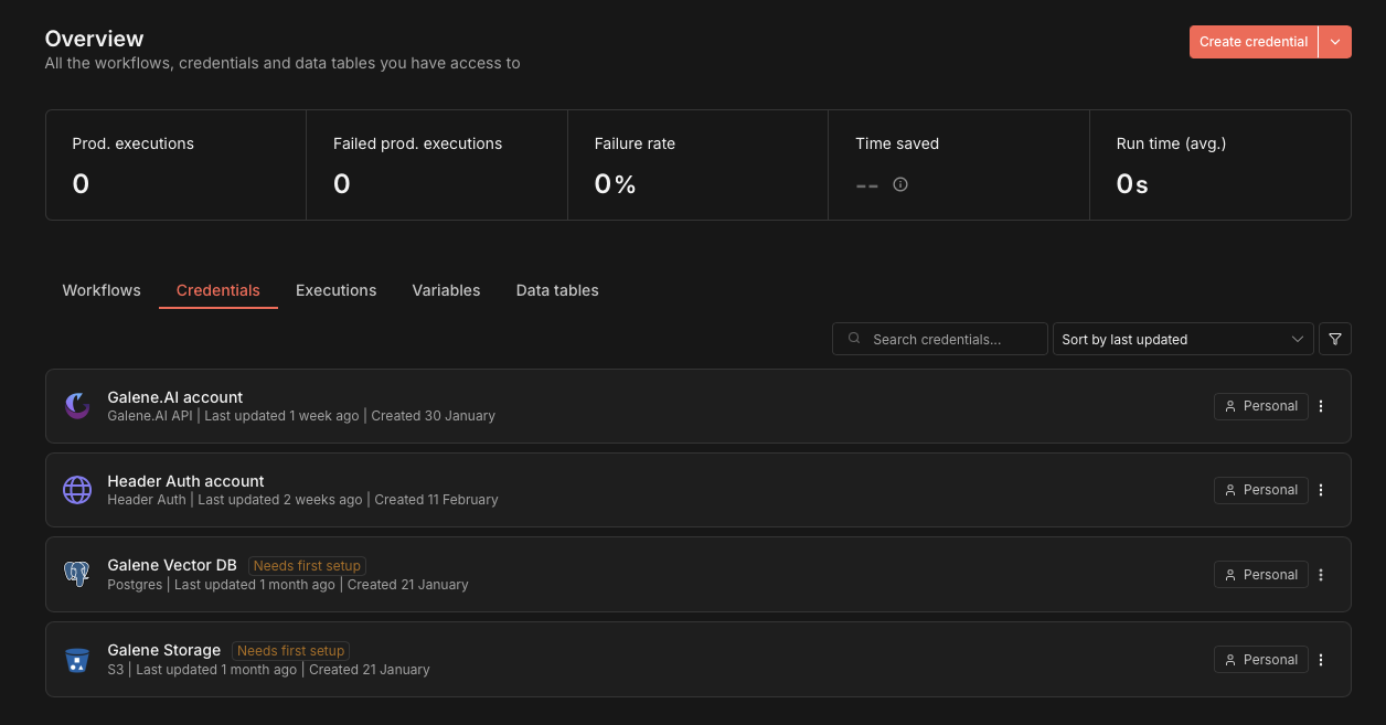 Private workflow automation